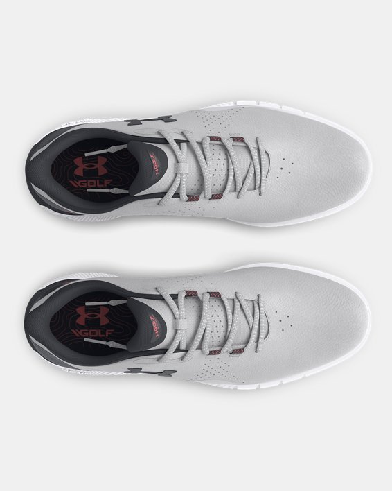 Men's UA Drive Fade Spikeless Golf Shoes in Gray image number 2